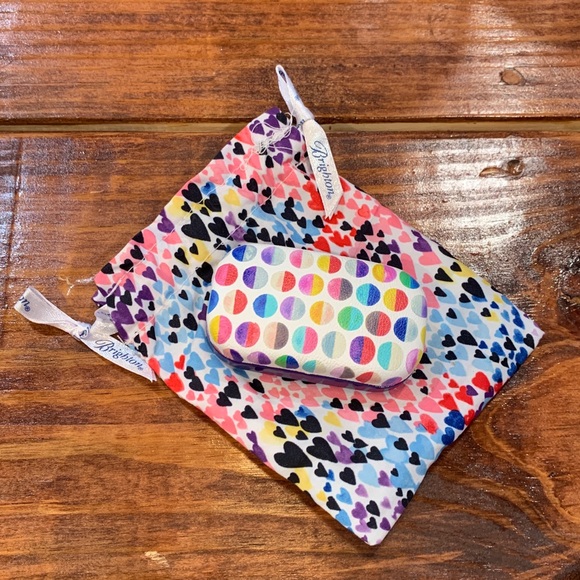 Brighton Mini Box Fashionista "THINK HAPPY BE HAPPY” Pill Box - Picture 12 of 16